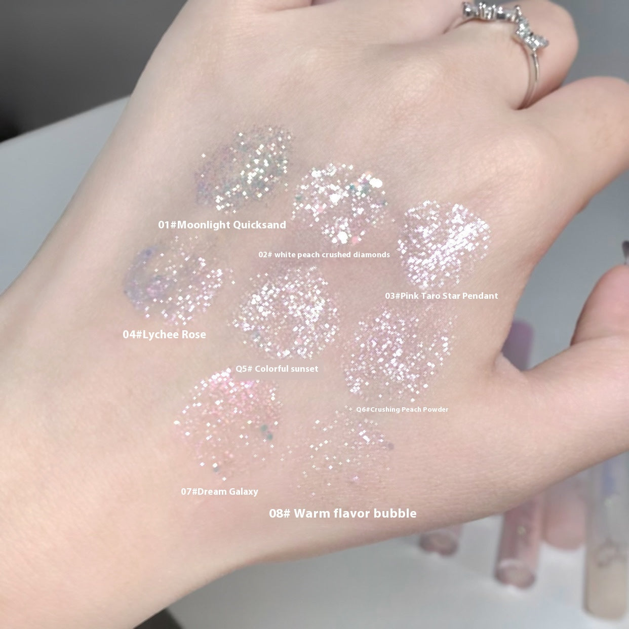 Gogo Bear Gem Tears Liquid Eye Shadow Waterproof Shimmering Powder Sequins